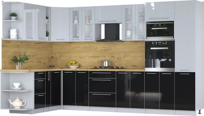 

Кухонный гарнитур, Мила Пластик 1.88x3.4 LV