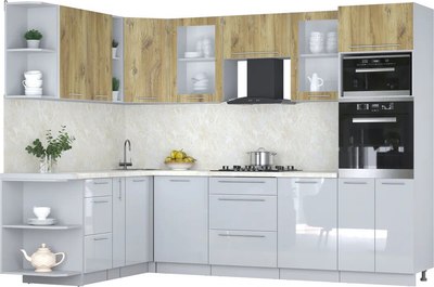 

Кухонный гарнитур, Мила Пластик 1.88x2.8 LV