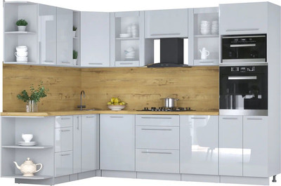 

Кухонный гарнитур, Мила Пластик 1.88x2.8 LV