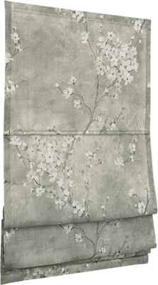 Римская штора Delfa Мини Sakura СШД-01М 564/004 (43x160, серый) - 