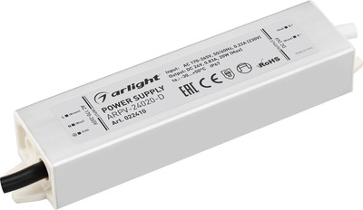 

Адаптер для светодиодной ленты, ARPV-24020-D 24V 0.8A 20W / 022410