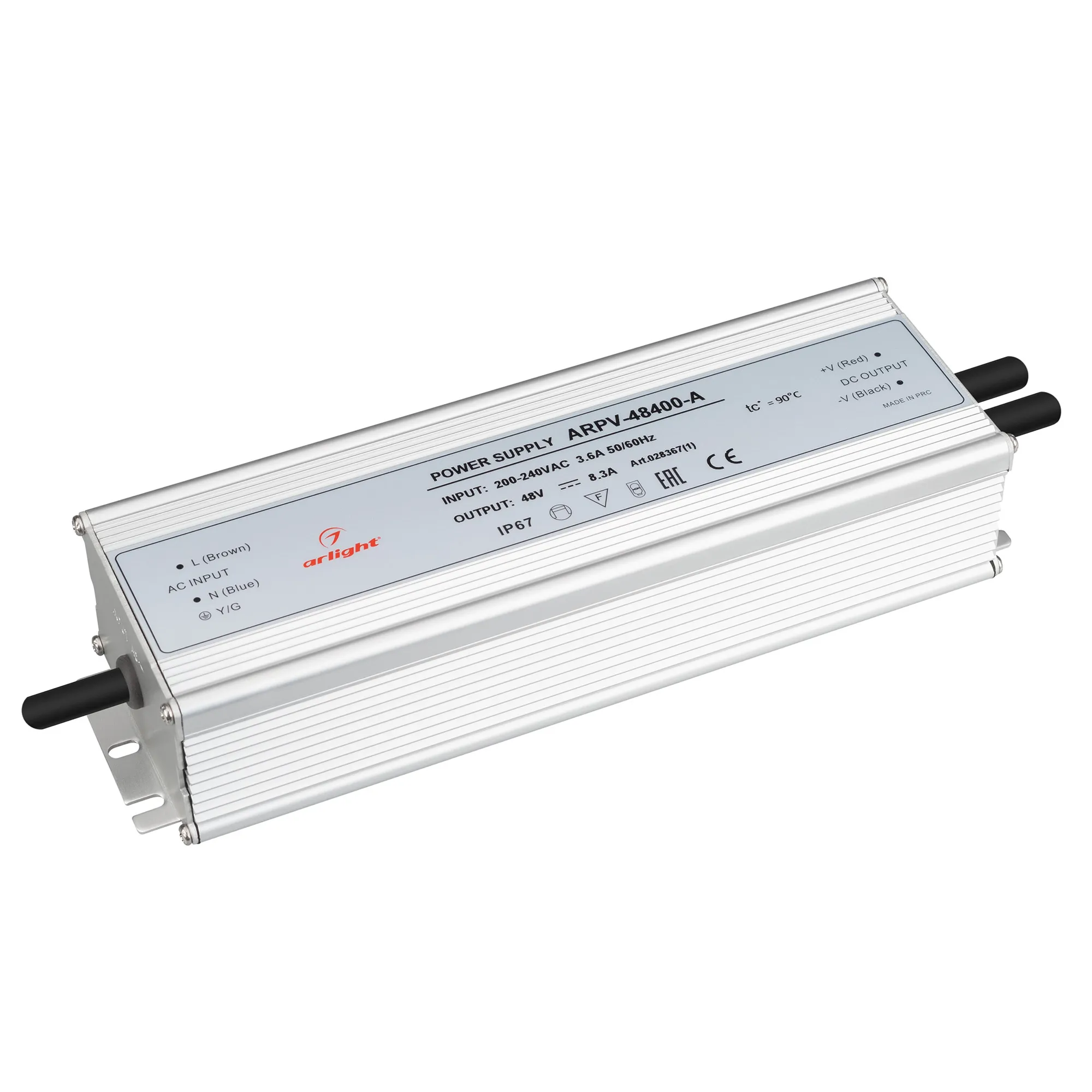 Адаптер для светодиодной ленты Arlight ARPV-48400-A 48V 8.3A 400W / 028367(1) — фото 1