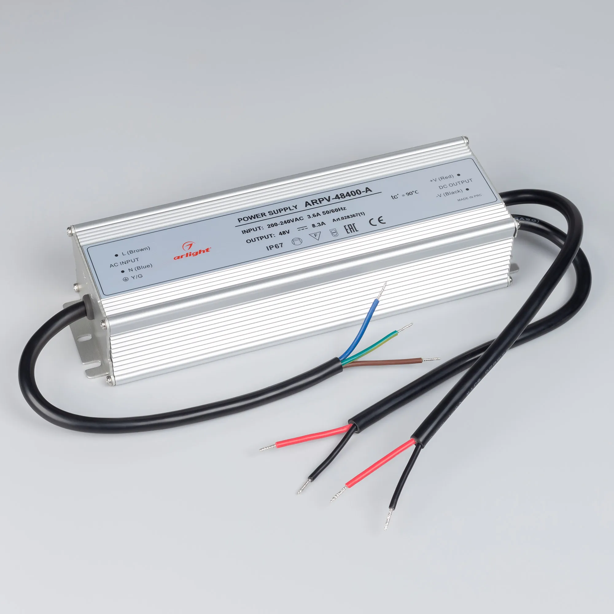 Адаптер для светодиодной ленты Arlight ARPV-48400-A 48V 8.3A 400W / 028367(1) — фото 2