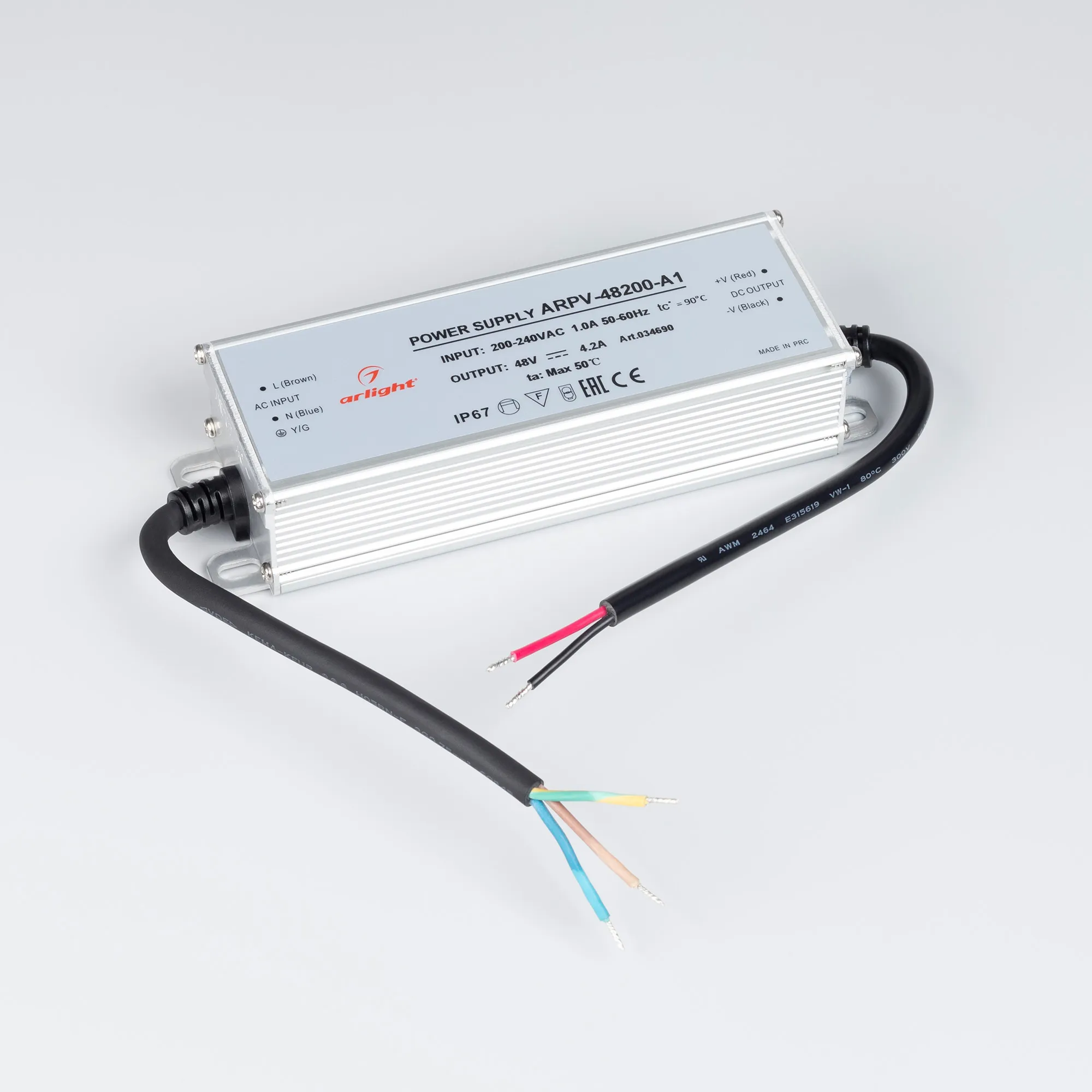 Адаптер для светодиодной ленты Arlight ARPV-48200-A1 48V 4.2A 200W / 034690 — фото 2