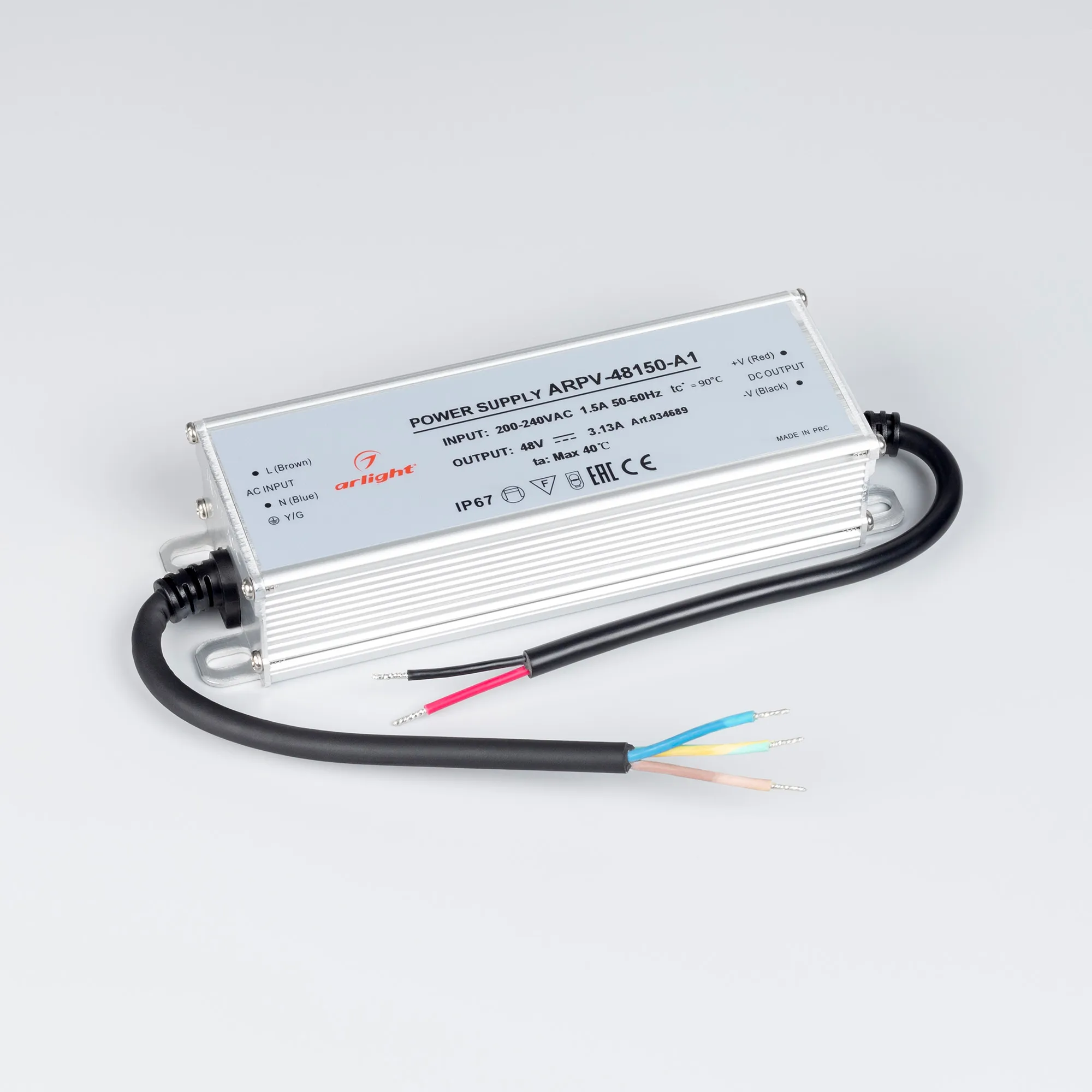 Адаптер для светодиодной ленты Arlight ARPV-48150-A1 48V 3.13А 150W / 034689 — фото 2