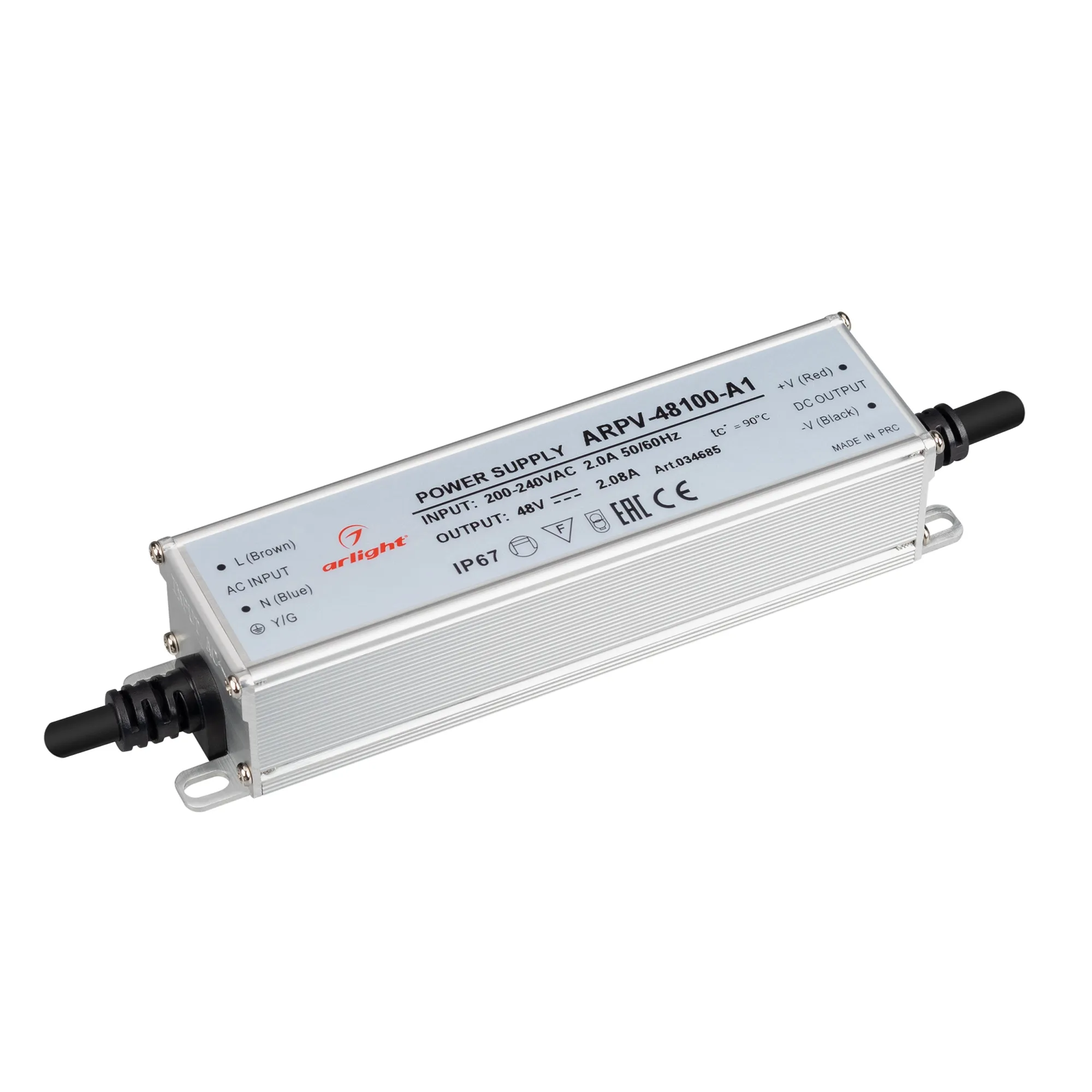 Адаптер для светодиодной ленты Arlight ARPV-48100-A1 48V 2.08A 100W / 034685 — фото 1