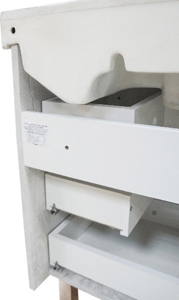 Купить Тумба с умывальником Comforty Никосия-60Н Fest 60 в Бобруйске