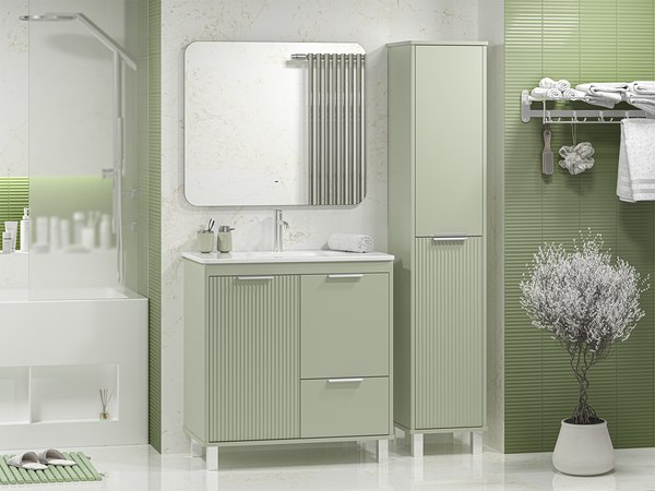 Купить Тумба под умывальник Brevita Risacca Pistachio 80 / RIS-06080-0842Я в Минске