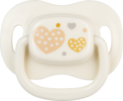 Пустышка Canpol Newborn Baby силиконовая симметричная 6-18мес / 22/581 (бежевый) - 