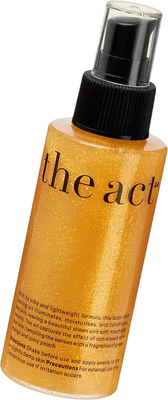Масло для тела The Act С шиммером (100мл) - 