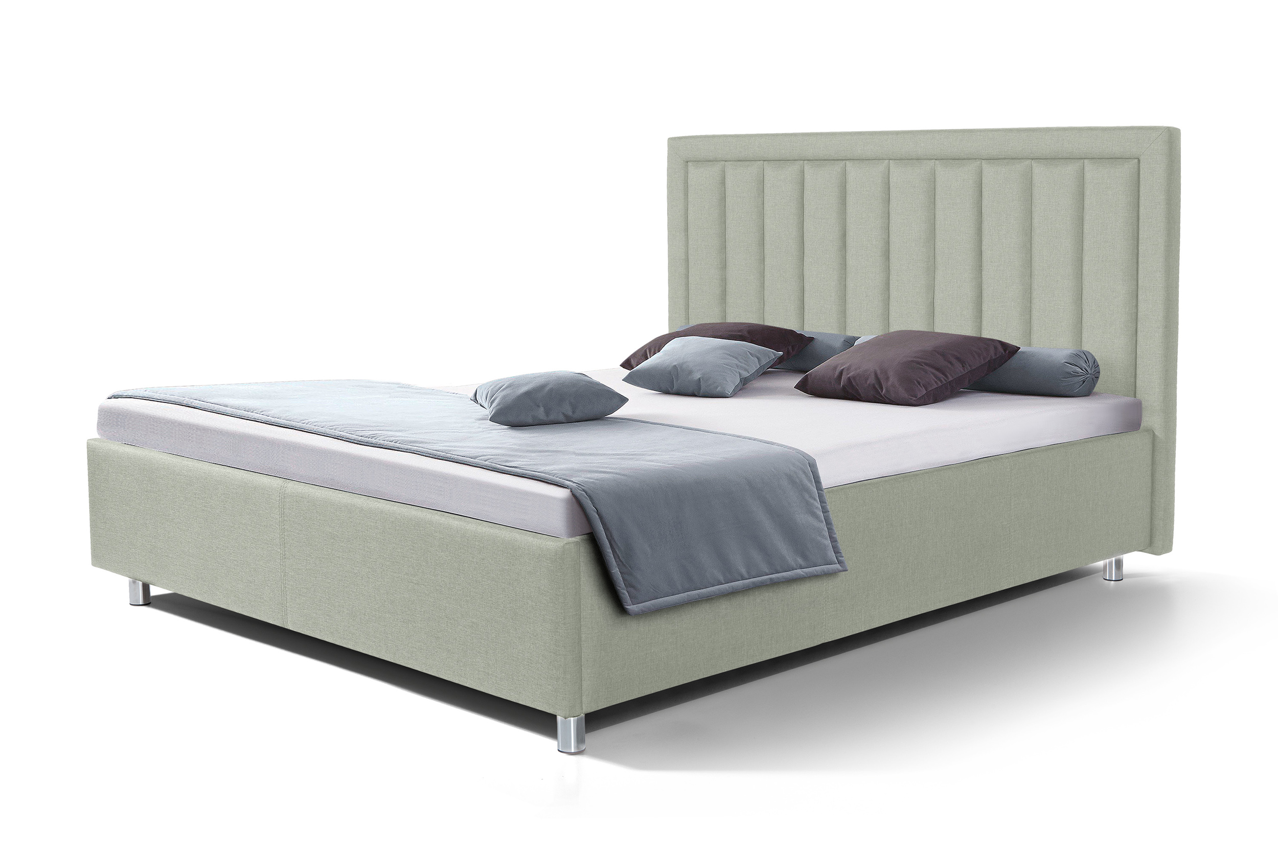 Двуспальная кровать ФорестДекоГрупп Марта 2 180x200 без ПМ (Veluta Lux 14)