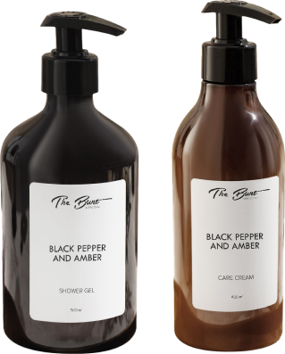 Набор косметики для тела The Bunt Black Pepper Крем 400мл+Гель для душа 500мл -