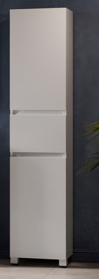 Шкаф для ванной Belux Неаполь П 40-01 (1, белый глянцевый) - 