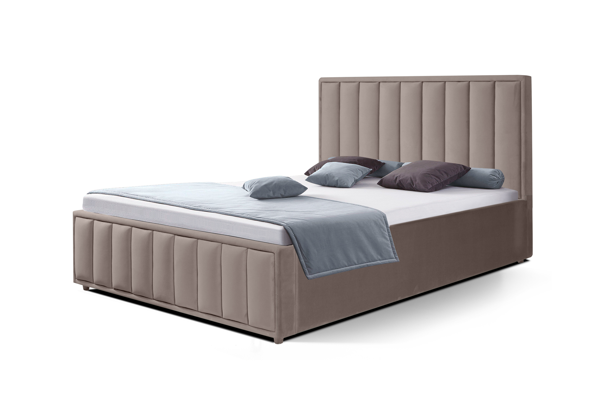 Двуспальная кровать ФорестДекоГрупп Стелла 2 180x200 без ПМ (Veluta Lux 8)