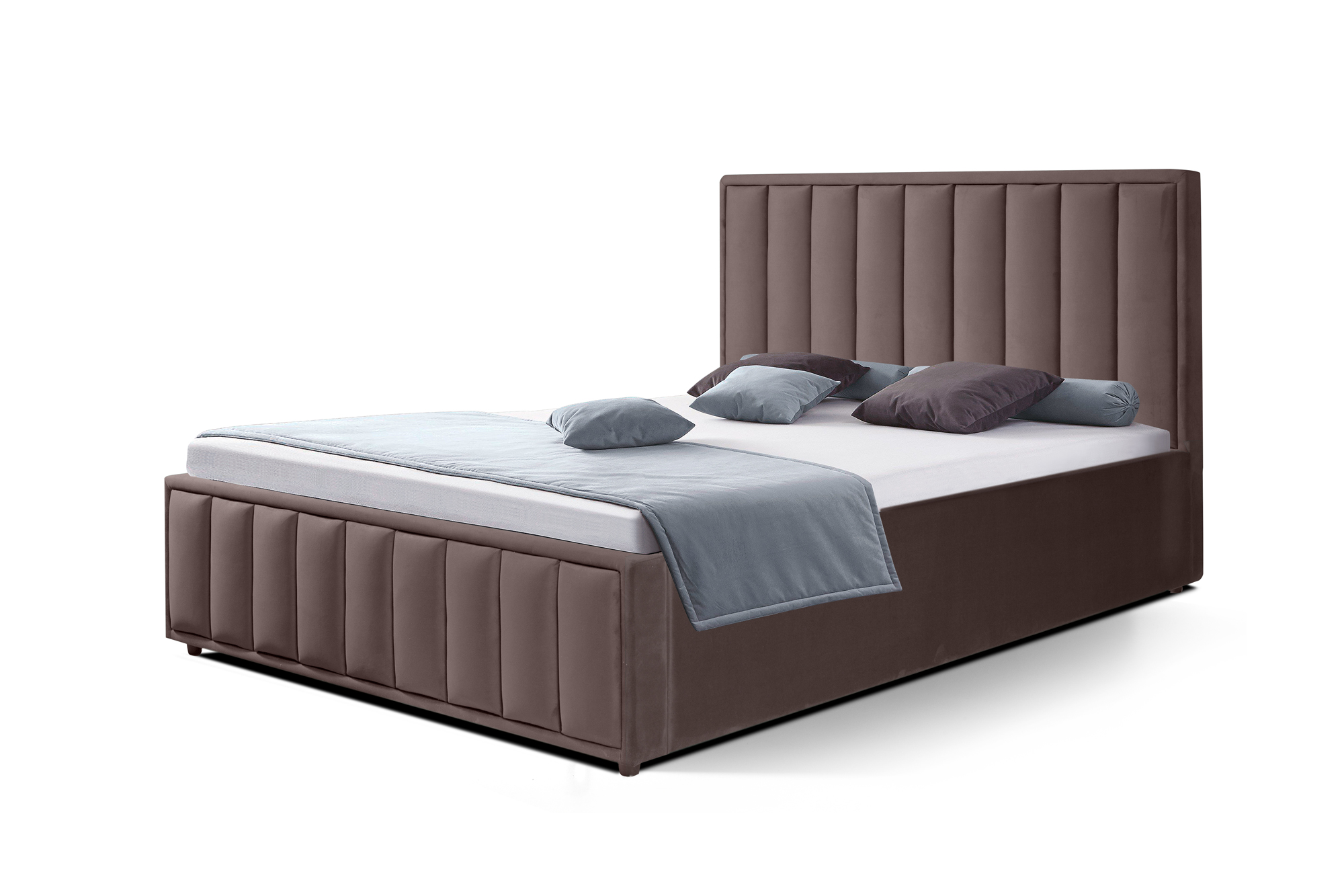 Двуспальная кровать ФорестДекоГрупп Стелла 2 180x200 без ПМ (Veluta Lux 36)