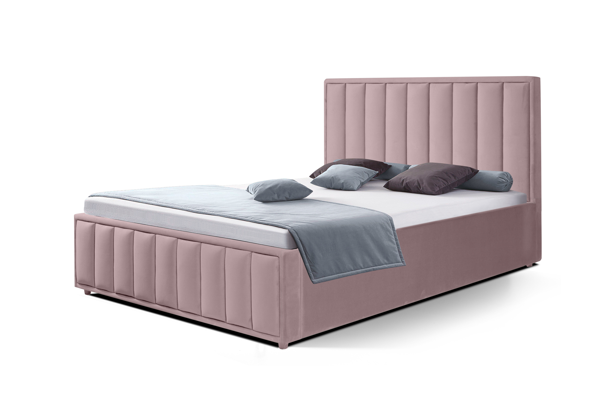 Двуспальная кровать ФорестДекоГрупп Стелла 2 180x200 без ПМ (Veluta Lux 37)