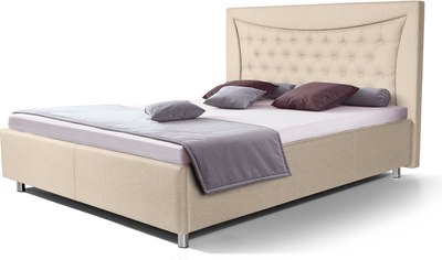 Двуспальная кровать ФорестДекоГрупп Марта 1 180x200 без ПМ (Veluta Lux 1) - 