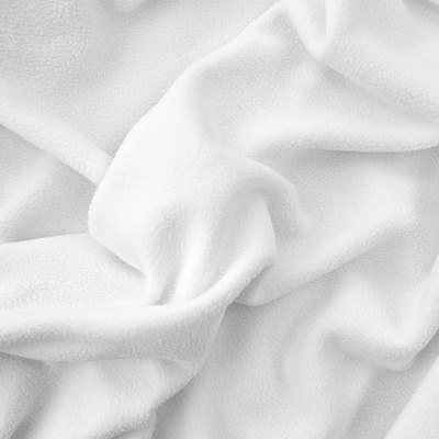Ткань для творчества Sentex Флис односторонний 180г/м2 50x50 (белый) - 