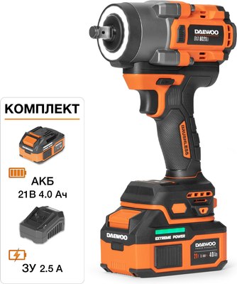 Аккумуляторный гайковерт Daewoo Power DAX 6021Li SET - 