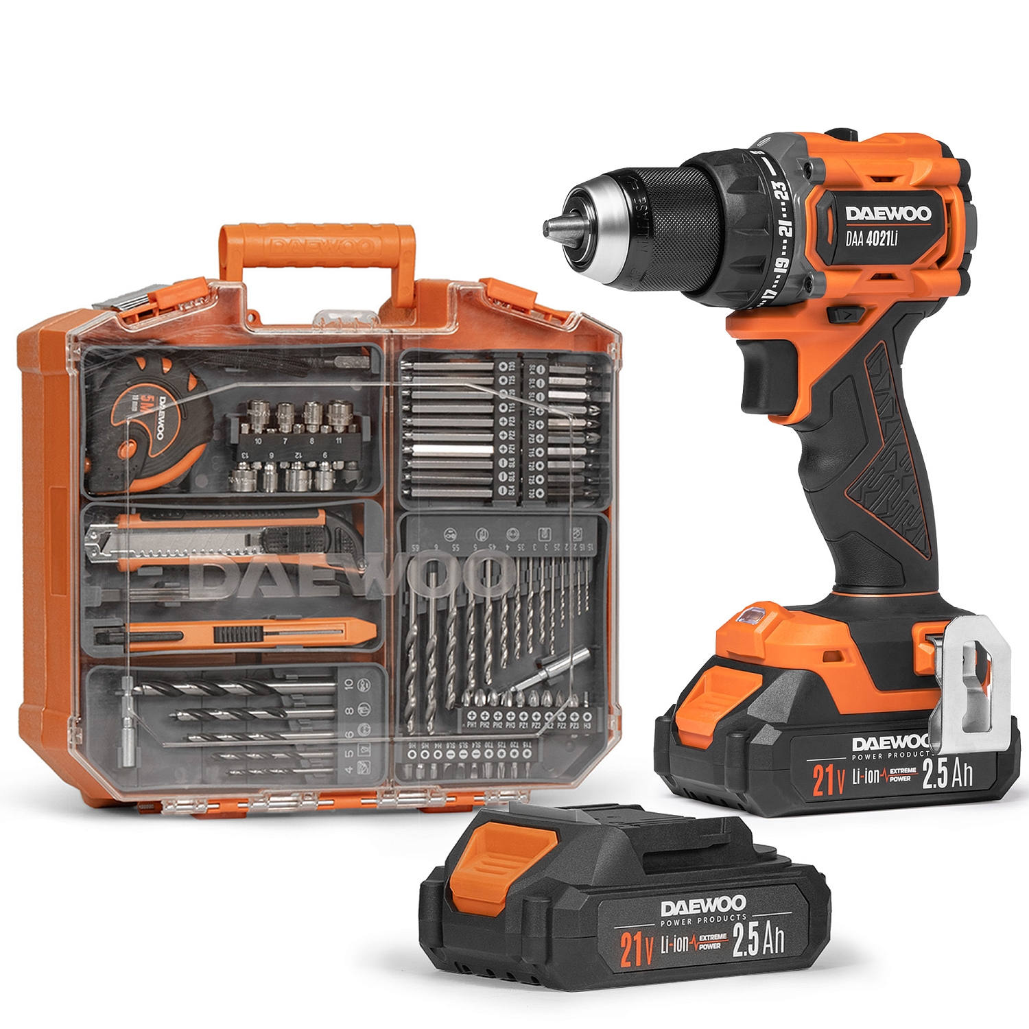 Аккумуляторная дрель-шуруповерт Daewoo Power DAA 4021Li SET BOX