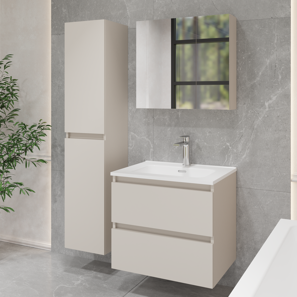 Тумба с умывальником Lauter Mia 60 + Alton 61 (кашемир)
