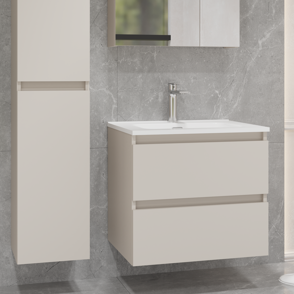 Тумба с умывальником Lauter Mia 60 + Alton 61 (кашемир)