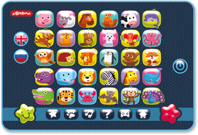 Развивающая игрушка Азбукварик Умный планшетик. Зоовикторина / 3364 -