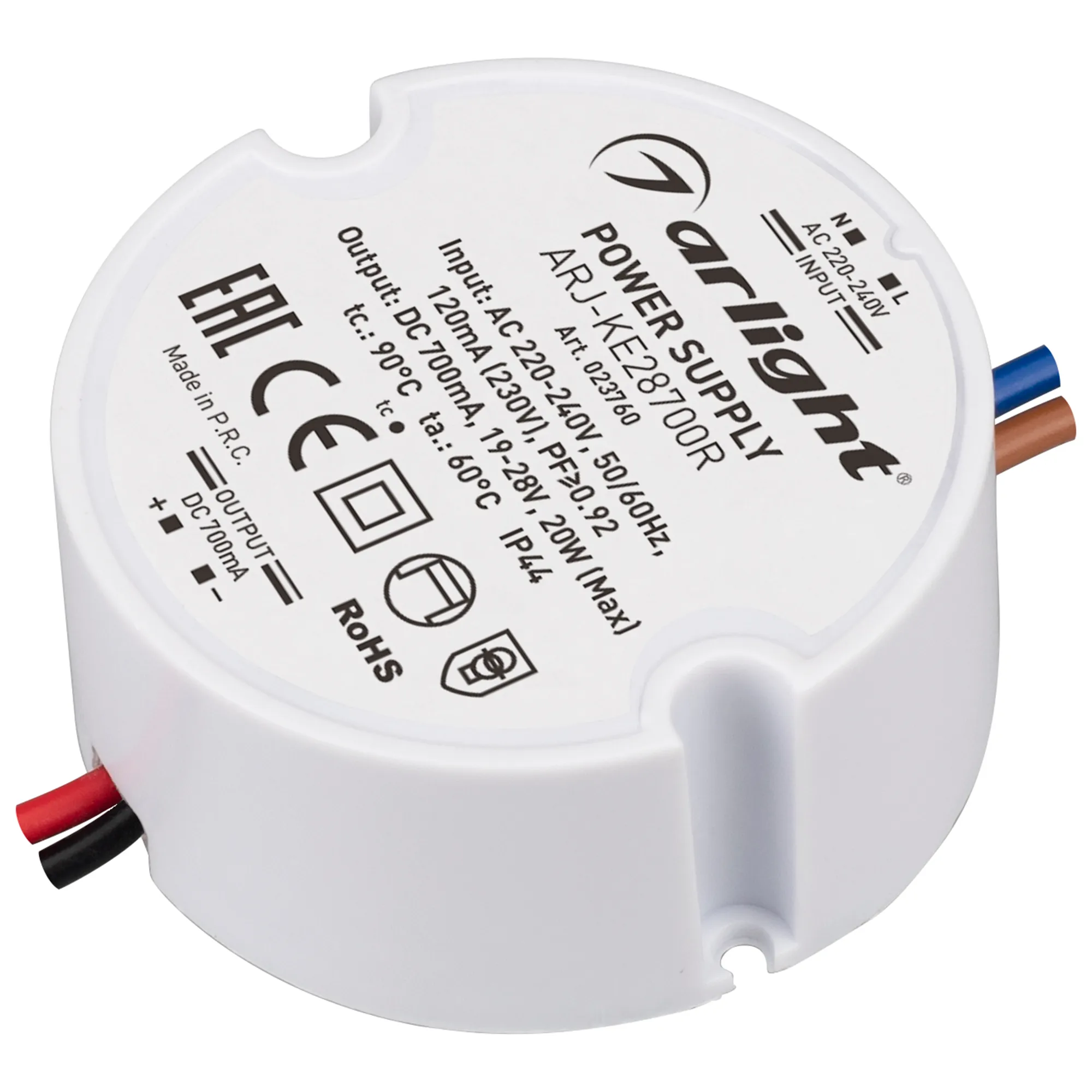 Блок питания для светильника Arlight ARJ-KE28700R 20W 700mA PFC / 023760