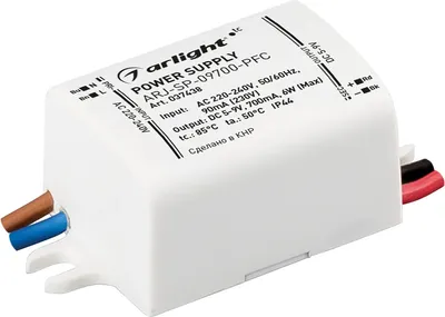 Блок питания для светильника Arlight ARJ-SP-09700-PFC 6W 5-9V 700mA / 037438 - 