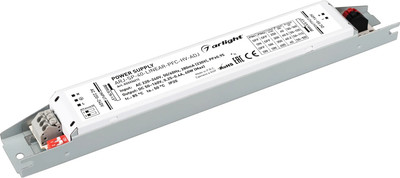 Блок питания для светильника Arlight ARJ-SP-40-LINEAR-PFC-HV-ADJ 40W 50-160V 0.25-0.4A / 033334(1) - 