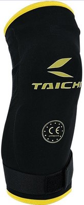 Мотонаколенники Taichi Stealth Ce Knee Guards Hard TRV045-9999-L (L, черный/желтый) - 