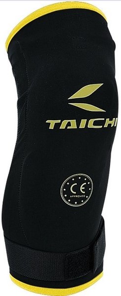 Мотонаколенники Taichi Stealth Ce Knee Guards Hard TRV045-9999-M (M, черный/желтый)