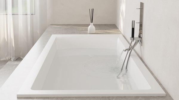 Купить Ванна из искусственного камня Salini Cascata 150x70 / 105011G в Барановичах