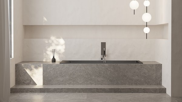 Купить Ванна из искусственного камня Salini Cascata Kit 150x70 / 105022M в Минске