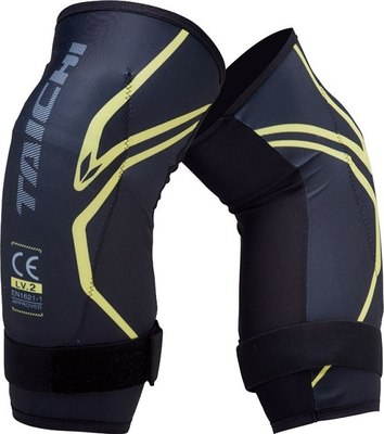 Мотонаколенники Taichi Stealth Ce LV2 Knee Guards TRV080-BK01-M (M, черный/желтый) - 