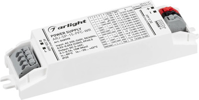 Блок питания для светильника Arlight ARJ-SP-15-PFC-WR 15W 3-46V 0.1-0.7A / 048998 - 
