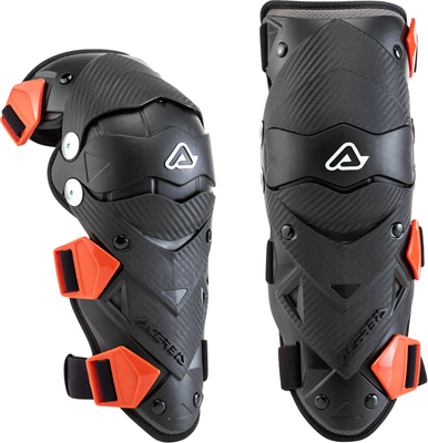 Мотонаколенники Acerbis Impact Evo Junior Knee 0023918.323 (черный/красный) - 