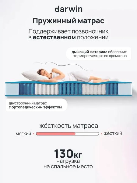 Купить Матрас Darwin Energy 80x200 в Бобруйске