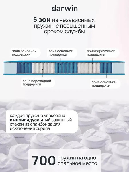Купить Матрас Darwin Energy 80x200 в Бобруйске