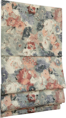 Римская штора Delfa Мини Sedef Soft Flowers СШД-01М 563/005 (48x160, розовый/фиолетовый) - 