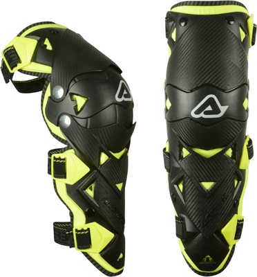 Мотонаколенники Acerbis Impact Evo 3.0 Knee 0021608.318 (черный/желтый) - 