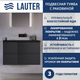 Тумба с умывальником Lauter Nelli 70 (антрацит п/мат/черный) - 