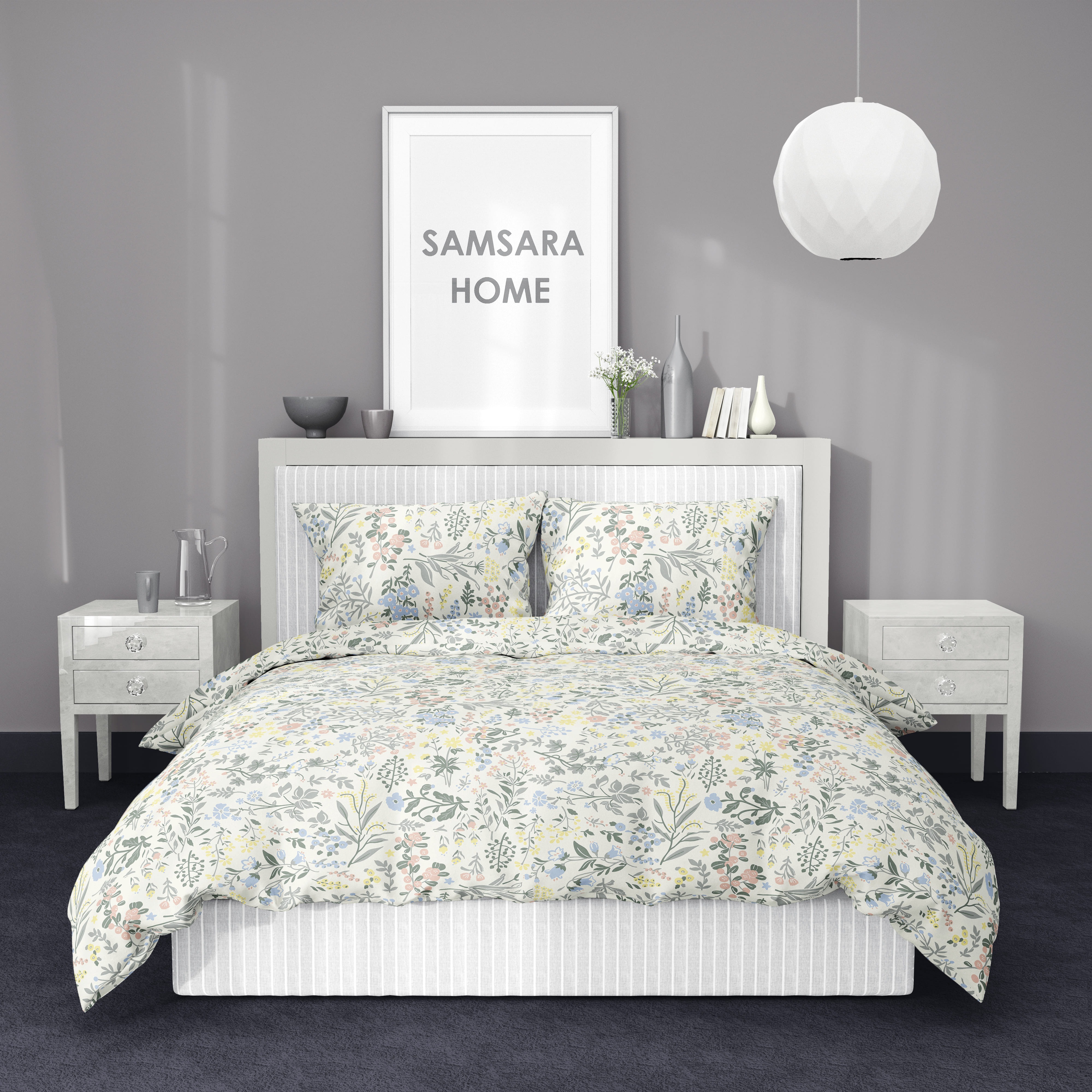 Комплект постельного белья Samsara Селеста Евро стандарт 50x70 / 220-19
