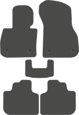 Комплект ковриков для авто Alicosta 0206_1_сер для BMW X1 sDrive I SUV/E84 2009-2015 (EVA соты, серый) - 