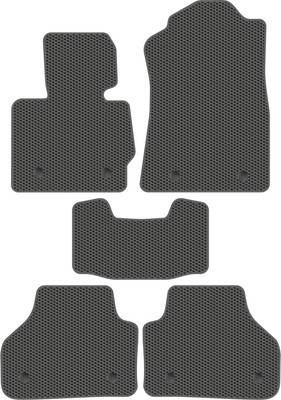 Комплект ковриков для авто Alicosta 0212_1_сер для BMW X3 II SUV/F25 2010-2017 (EVA соты, серый) - 