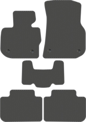 Комплект ковриков для авто Alicosta 0214_1_сер для BMW X3 III SUV/G01 2017-2021 (EVA соты, серый) - 