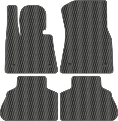 Комплект ковриков для авто Alicosta 0224_1_сер для BMW X5 IV SUV/G05 2018-н.в. (EVA соты, серый) - 
