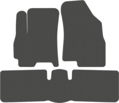 Комплект ковриков для авто Alicosta 2206_1_сер для Chery Tiggo 7 I SUV 2016-2020 (EVA соты, серый) - 