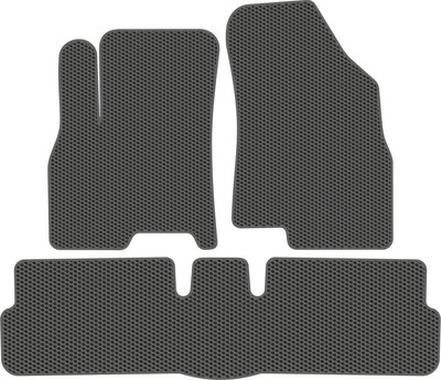 Комплект ковриков для авто Alicosta 2209_1_сер для Chery Tiggo 7 Pro SUV 2019-н.в. (EVA соты, серый, задний ряд) - 