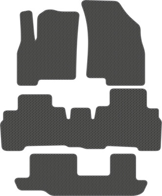 Комплект ковриков для авто Alicosta 2208_1_сер для Chery Tiggo 8 Pro E+ I SUV/гибрид 2023 (EVA соты, серый) - 